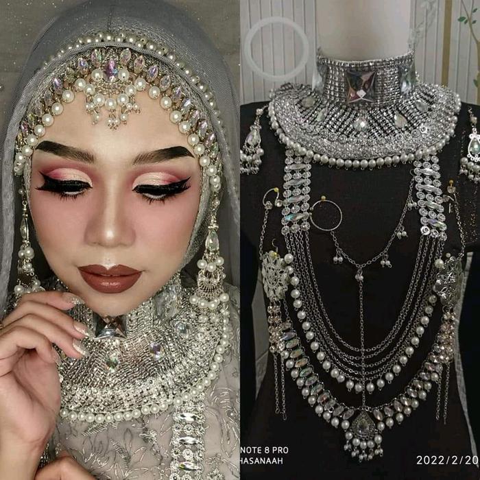 Aksesoris india set perhiasan india Perempuan