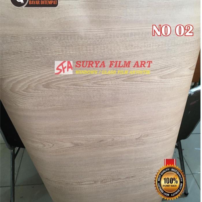 Stiker kayu furniture/stiker lantai vinyl