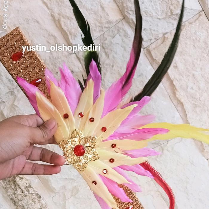 ikat kepala/ hiasan kepala emas/ hiasan karnaval anak dan dewasa