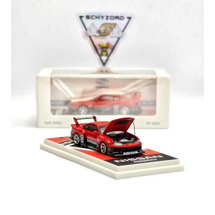 Supcar LBWK Nissan Silvia S15 #5 LB Super Silhouette Open Hood Limited Edition RED