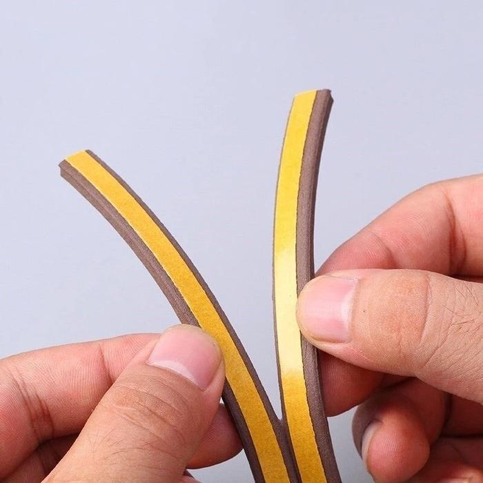 Masterhome Penutup Celah Samping Pintu Door Seal Type D List Peredam Kedap Suara Karet Busa Pintu