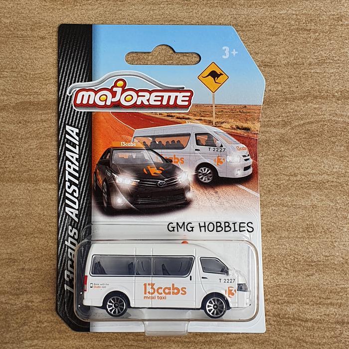 1/64 Toyota Hiace Van MAJORETTE 13 Cabs Australia Diecast Mobil