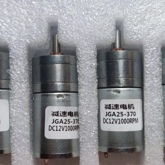 MOTOR DC GEARBOX 12V 1000 RPM JGA25-370
