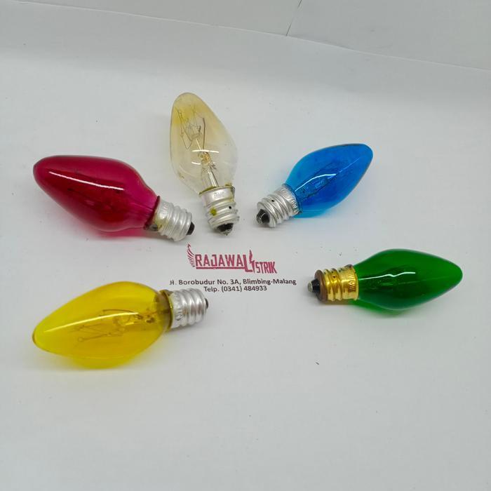 Lampu dop lombok cabe e12 pijar kecil lampu tidur