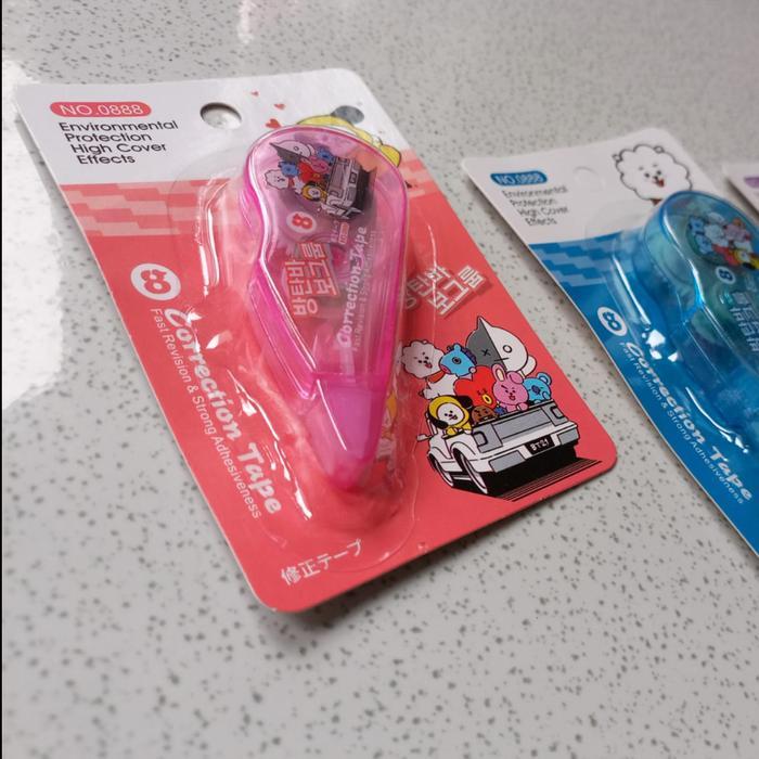 CORRECTION TAPE TIP-EX KERTAS LUCU TIPEX BTS BT-21 - TIPE X ROLL