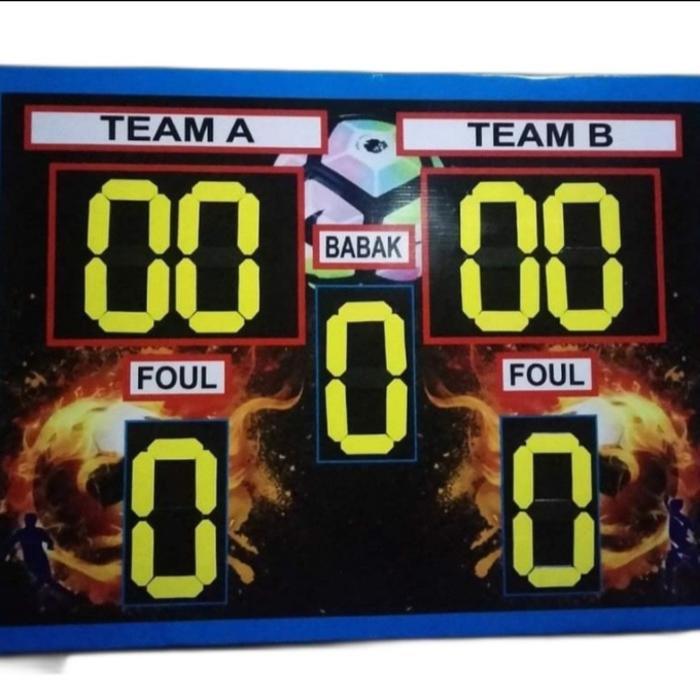 papan skor manual futsal