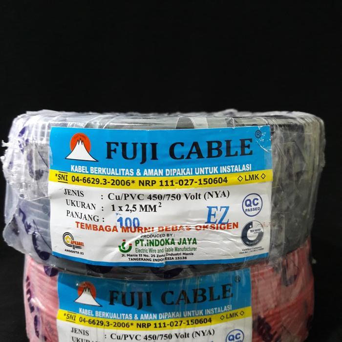 Kabel Listrik Tunggal 2,5Mm (90M) Fuji.