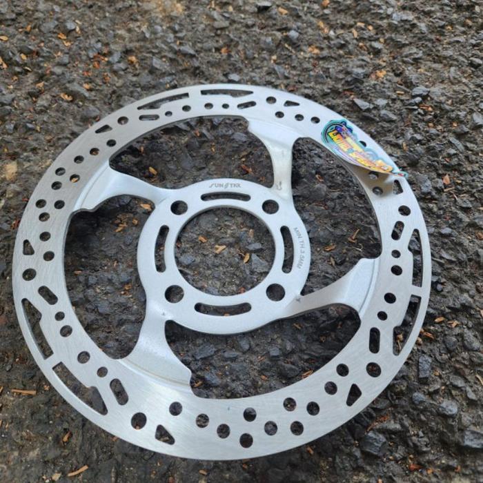 LSSS Piringan cakram disk sunstar rotor supra x 125 kharisma 220mm wave lubang baut 4 Motorcycle