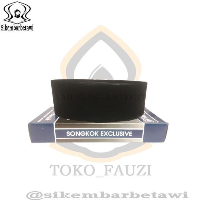 Songkok Hitam Awang Putra Songkok Exlusiv Peci Hitam Polos Peci Awang