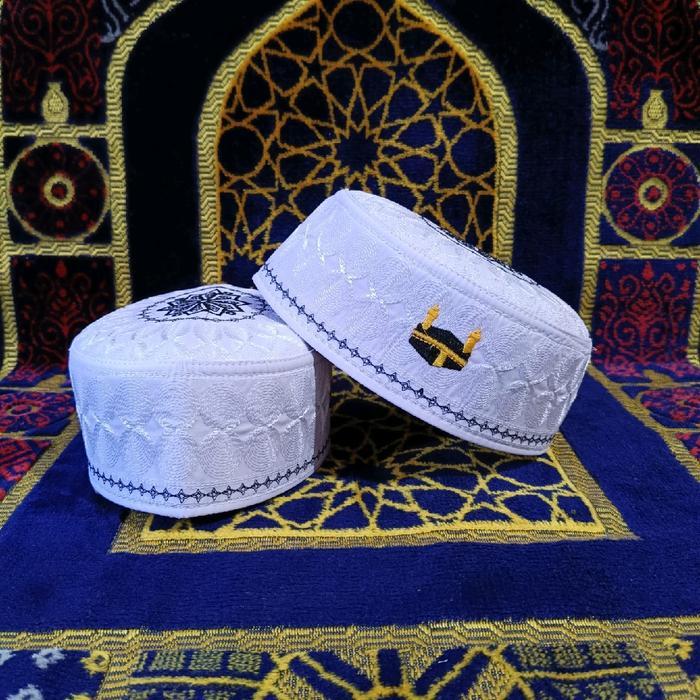 Peci Haji Kopiah Songkok Terumpah Logo Kabah
