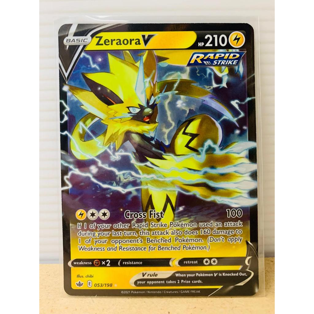 Zeraora V Crown Zenith Pokemon English Inggris