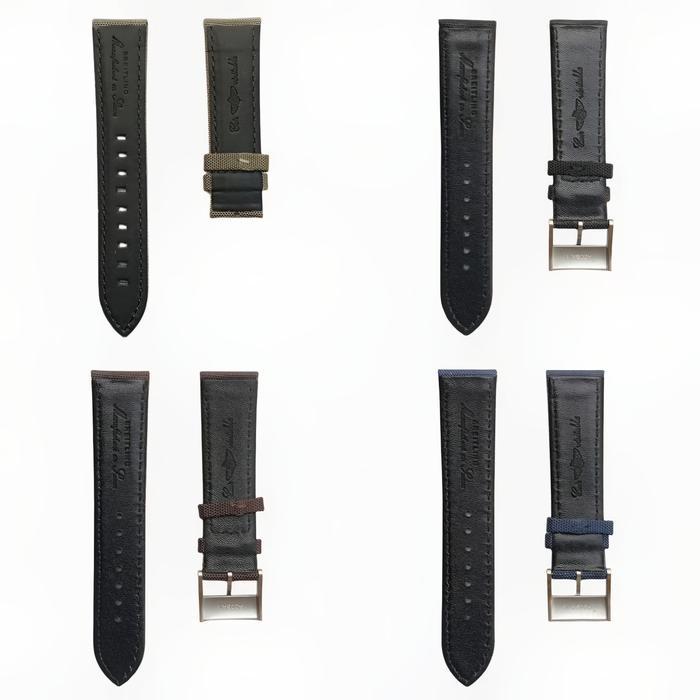ASLI Tali Jam Tangan Kanvas 22 MM Replacement Strap For Breitling 7002 READY STOCK
