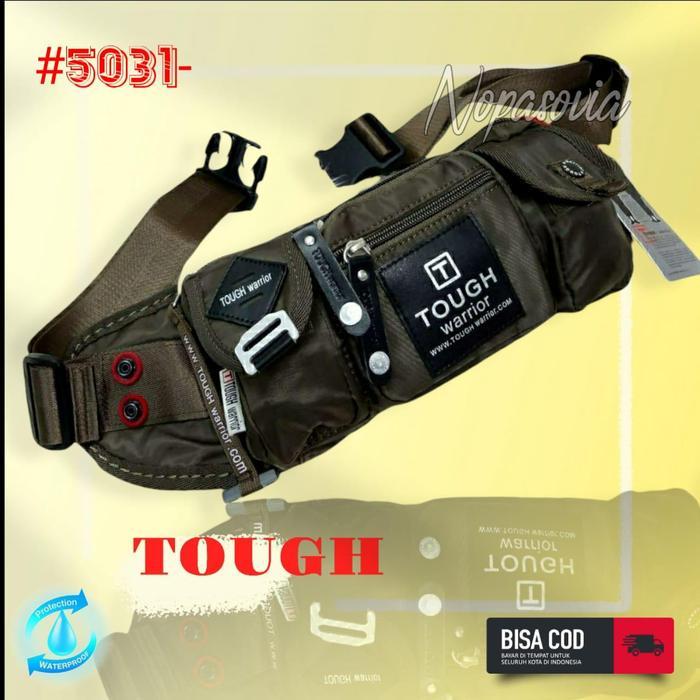 Tas Pinggang Pria Tas Selempang Pria Tough Warrior Original 5031 Pinggang Import (Bisa Bayar Di