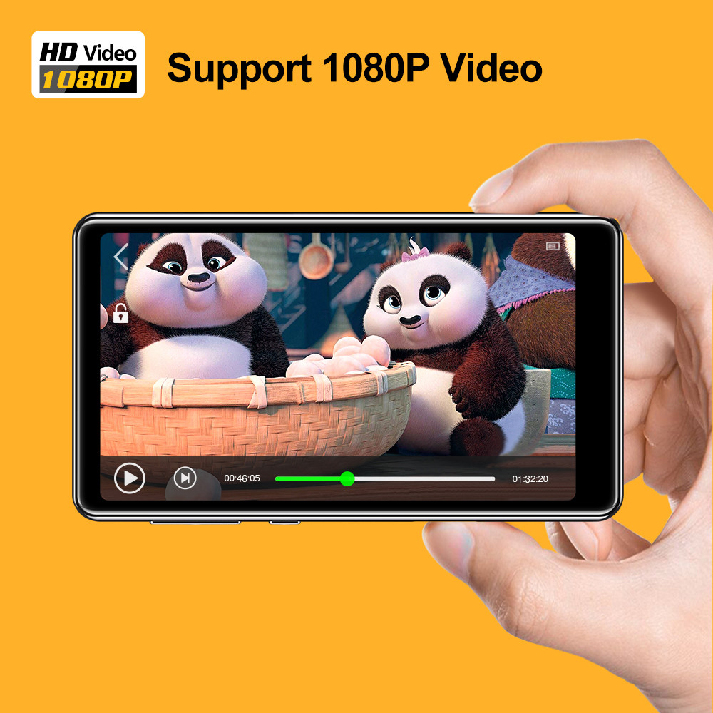 Internet WiFi MP4 Video Player International Android 8.1 MP3 Music Player Bluetooth Walkman Spotify