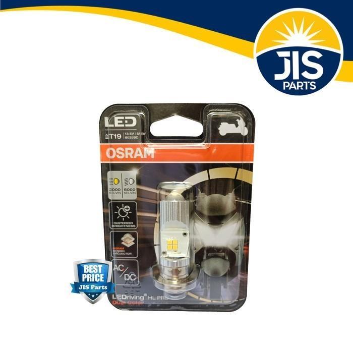 BOHLAM LAMPU DEPAN OSRAM LED MOTOR SATRIA FU 150 SHOGUN 125 SMASH SKYWAVE SKYDRIVE LASER 2 WARNA