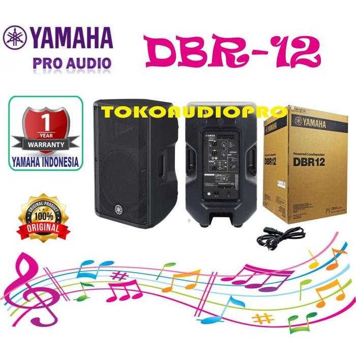 Yamaha Dbr12 12-Inch Speaker Aktif Yamaha Dbr-12 Populer