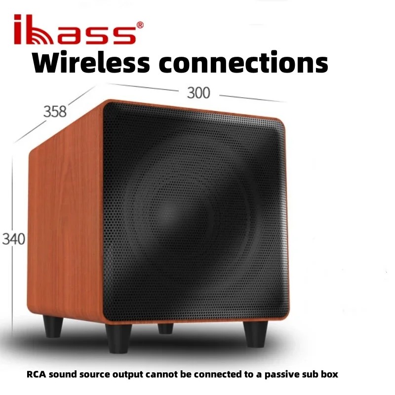 Ibass 300W Bluetooth Speaker 10 inch subwoofer Active Home Theater Speaker Laptop Transmission