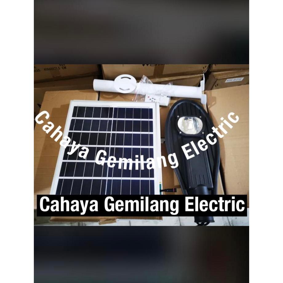 [] Lampu jalan solar cell 50w 50watt tenaga surya pju cobra led