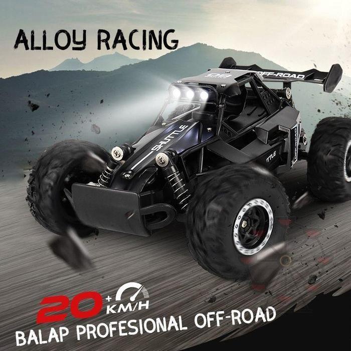 Pikyo Mobil Rc Drift 1:16 Kecepatan Tinggi, Kontrol Remote Alloy 2.4Ghz, Lampu Led, Off-Road Racing