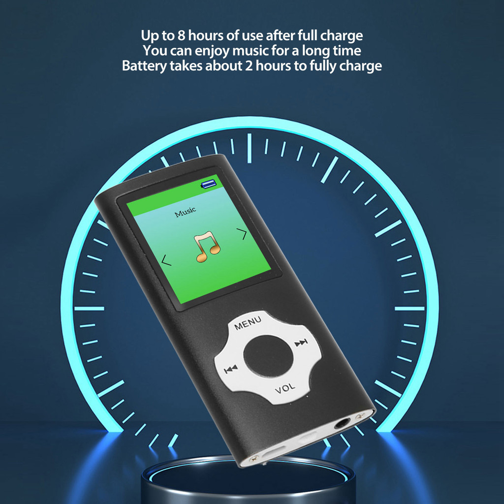 HD MP3 Player Portable Music Player MP3 Player 1.8 Inch LCD Screen Support Recording FM Radio