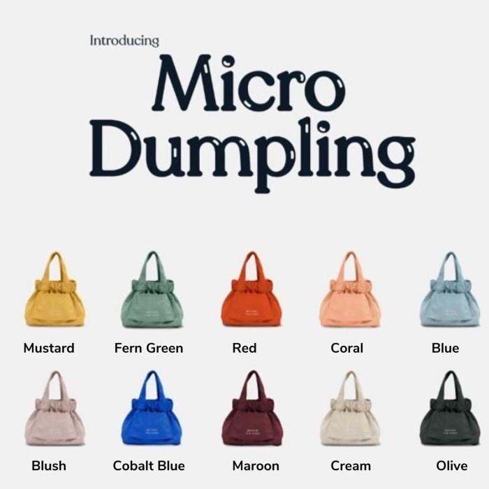 Tas Minimalis Wanita Beyond The Vines Micro Dumpling Bag / Btv / Tas Selempang