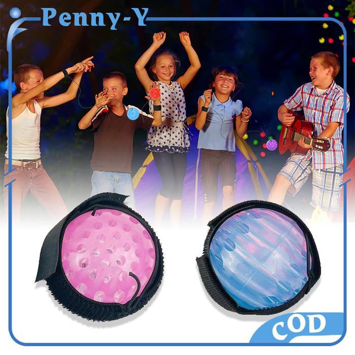 Terlaris Mainan Bola Lempar Led Mainan Anak Lempar Bola Mainan Bola Karet Pantulan Dengan Lampu