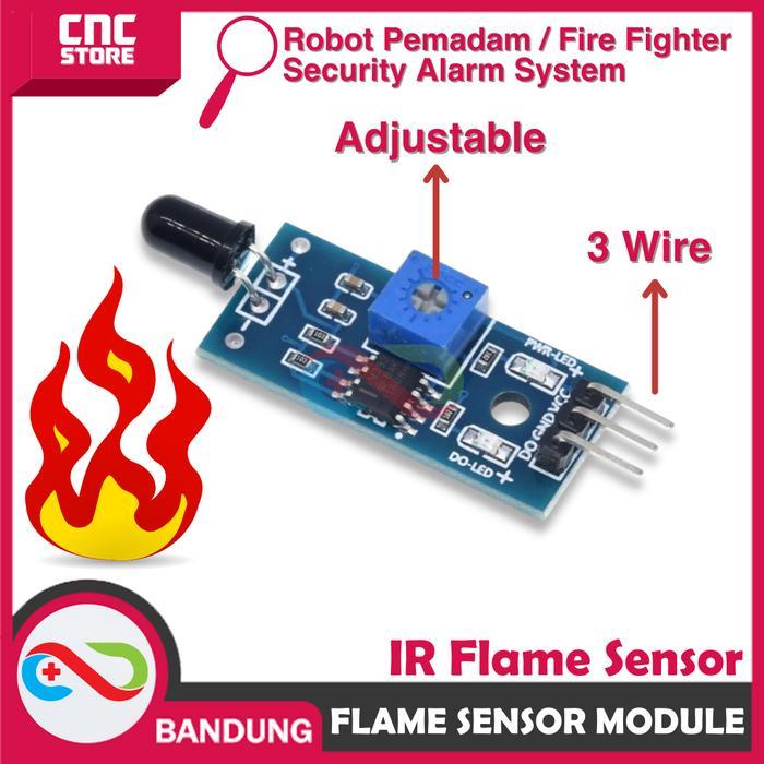[CNC] Flame Api Infrared Sensor Module For Arduino Uno Nano Mega .