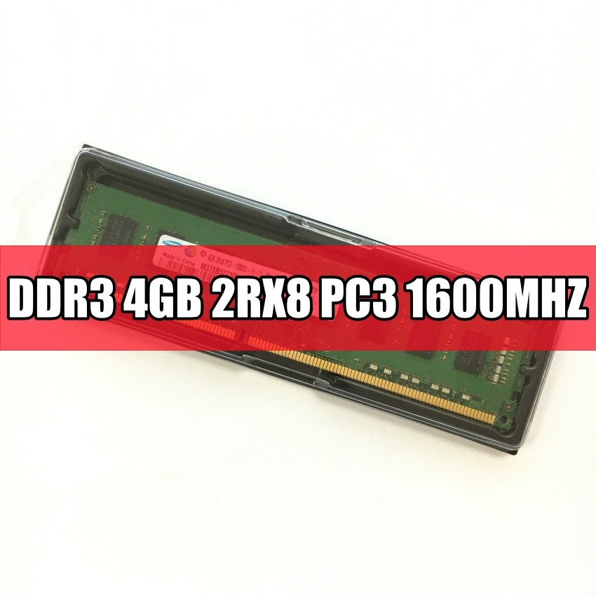 Original SEC Chipset 4G 4GB 1R/2RX8 PC3 PC3L 12800U DDR3 1600MHZ PC Computer Desktop RAM Desktop