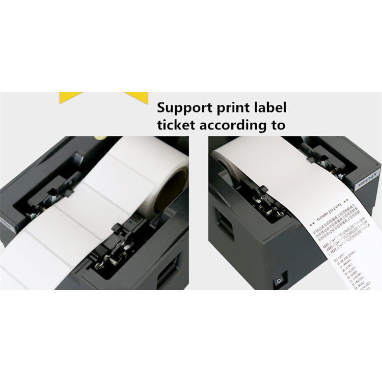 Xprinter XP-235B/236BL Thermal barcode printer can print paper width 20mm-60mm 58mm thermal receipt