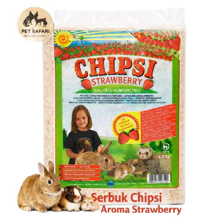 Serbuk Hamster Chipsi Strawberry 3,2kg