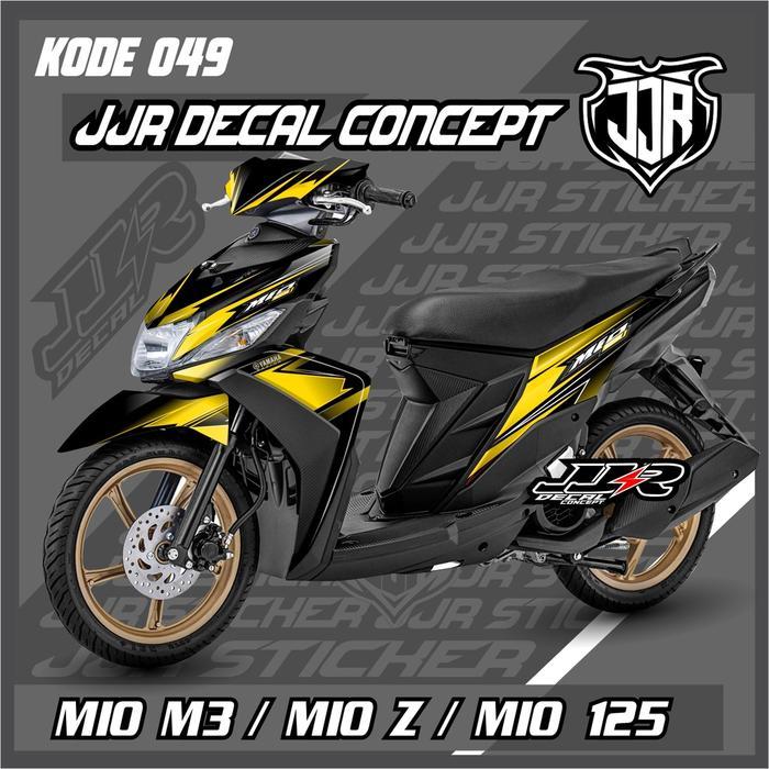 Stiker Decal Yamaha Mio M3/Mio Z/Mio 125 Full Body Motif Grafis Kode 049 Accessories Kendaraan