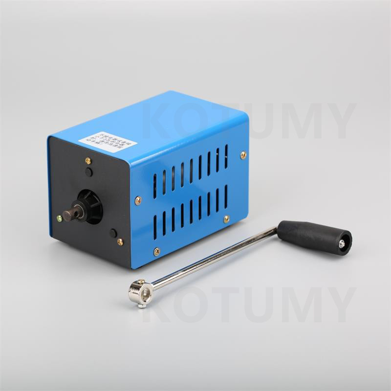20W Manual Generator Hand Crank Emergency Dynamotor USB Charging Generator Miniature Generator