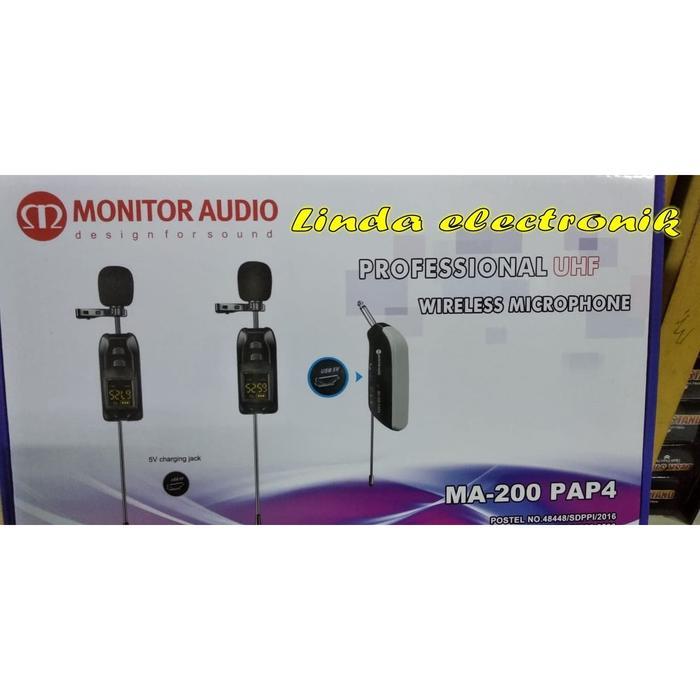 Terlaris mic wireles 2bh clipon monitor audio ma200 PAP4 ma 200 pap4 ma200pap4 SALE