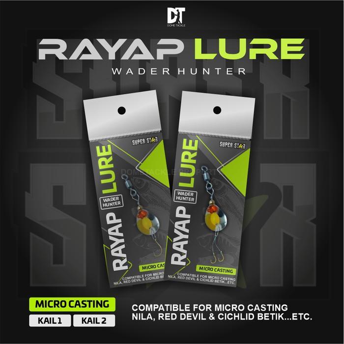 Umpan RAYAP LURE Umpan Casting Wader Microfishing Wader Tinggal Pakai Super Killer Umpan Softfrog