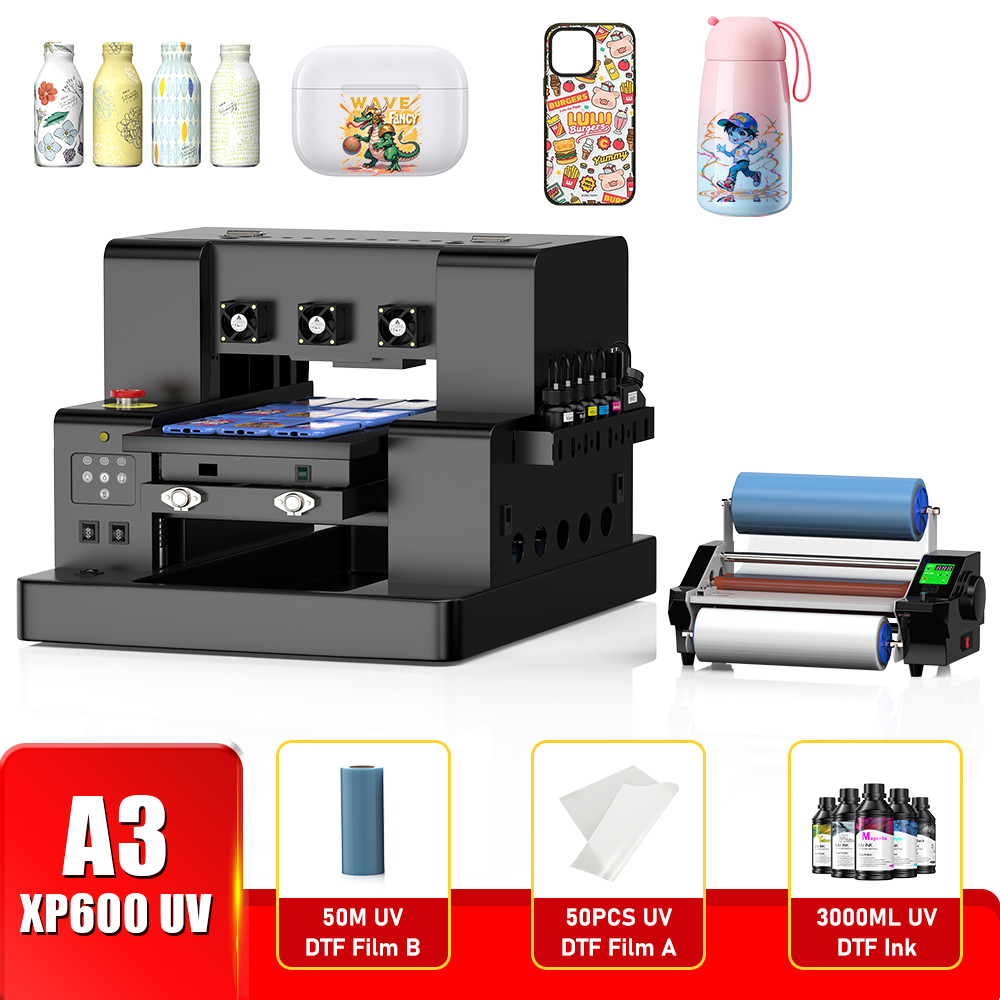 For Epson XP600 A3 UV Printer with XP600 Printhead UV Flatbed Printer A3 UV Sticker Printer For