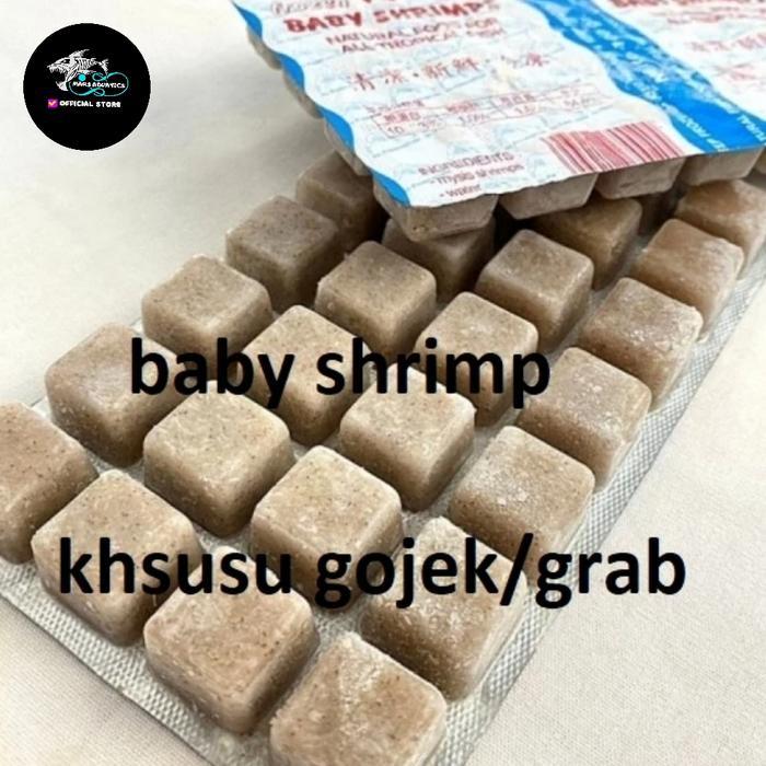 Baby Shrimp Frozen Udang Rebon Beku Pakan ikan Makanan Kapsul