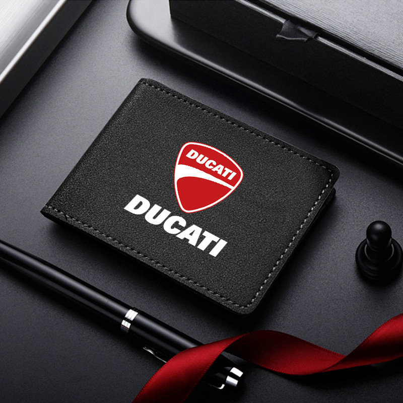 Motorcycle Driver's license Cover Holder ID Credit Card Wallet Suede For DUCATI Hypermotard 950 939