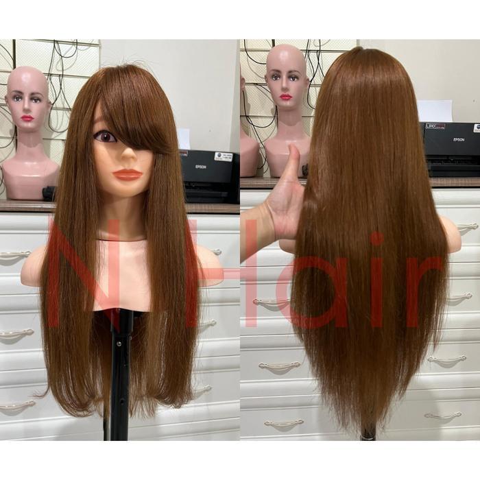 Wig Super Belahan Lace Segaris / Wik Rambut Wanita