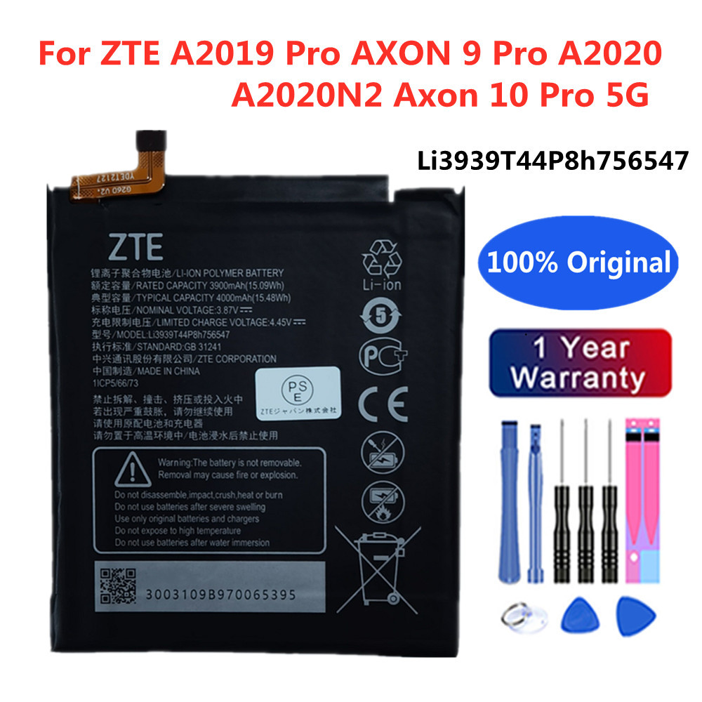 Original High Quality Li3939T44P8h756547 Replacement Battery For ZTE A2019 Pro AXON 9 Pro A2020 A202