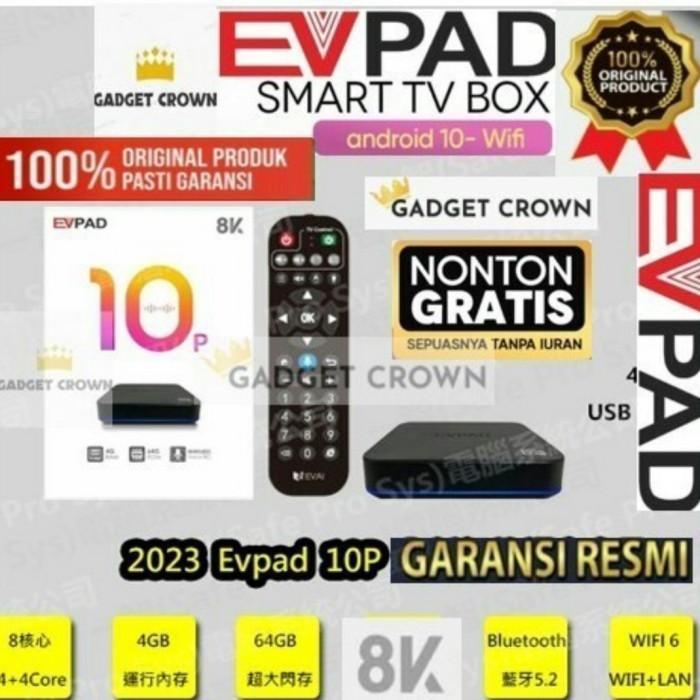 TERLARIS id TV Box EVPAD 11P 10P 6P RAM 4GB/64GB EVPAD 11S 10S RAM 2GB/32GB Resmi Selamat Berbelanja