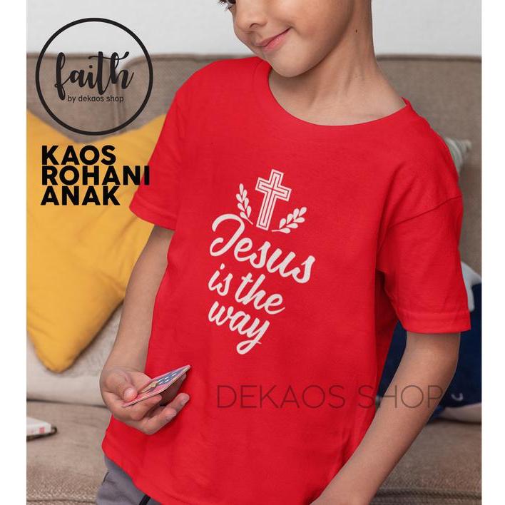BAJU KAOS ROHANI KRISTEN ANAK / BAJU KAOS ANAK ROHANI / DEKAOS 860KID