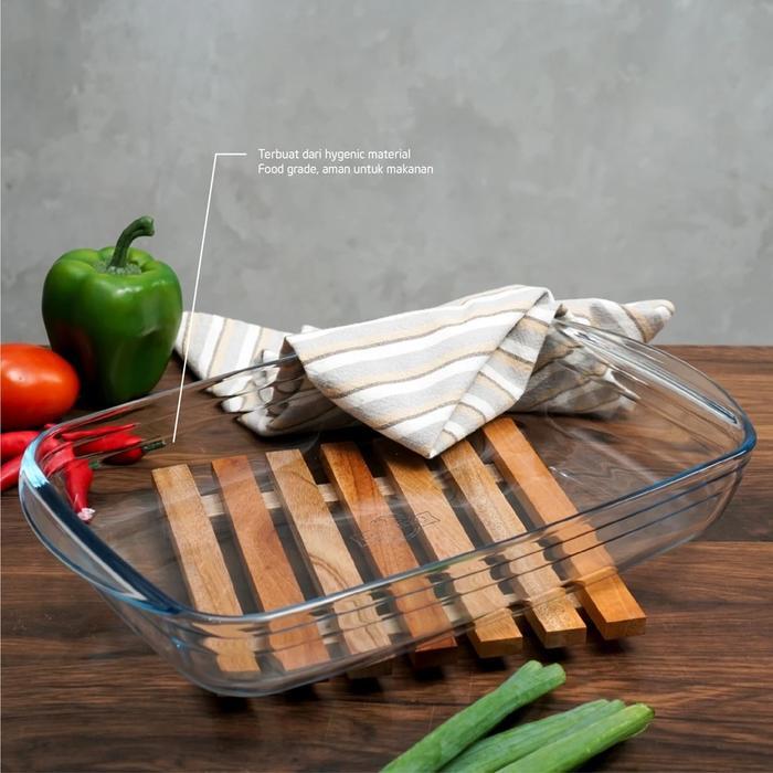 Ocuisine Roaster / Loyang Kaca Persegi Oval