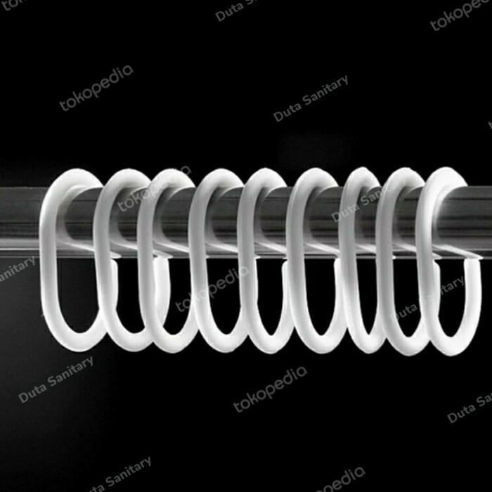 Shower Curtain 200x200 textile/Shower Curtain kain 200cm/ Korden Ivory