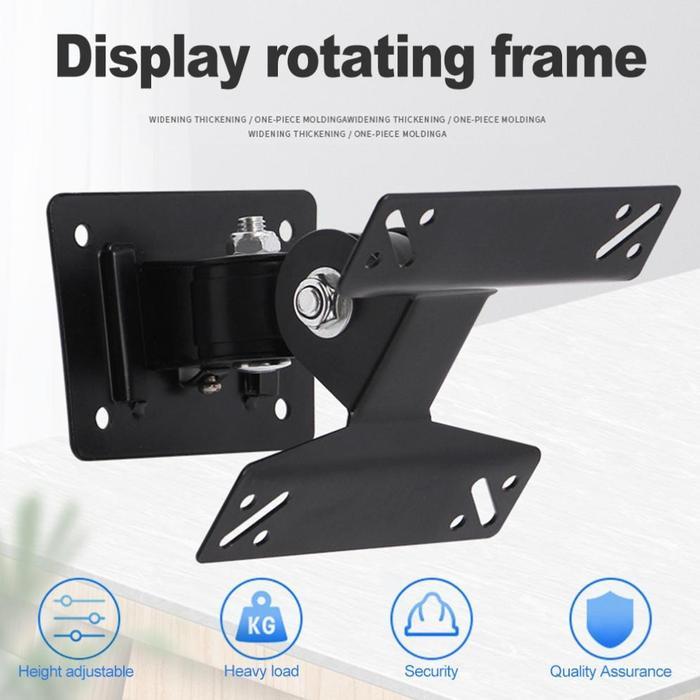 N3W Bracket Dinding Monitor PC Telescopic TV LCD 15 18 24 27 32 35 Inch