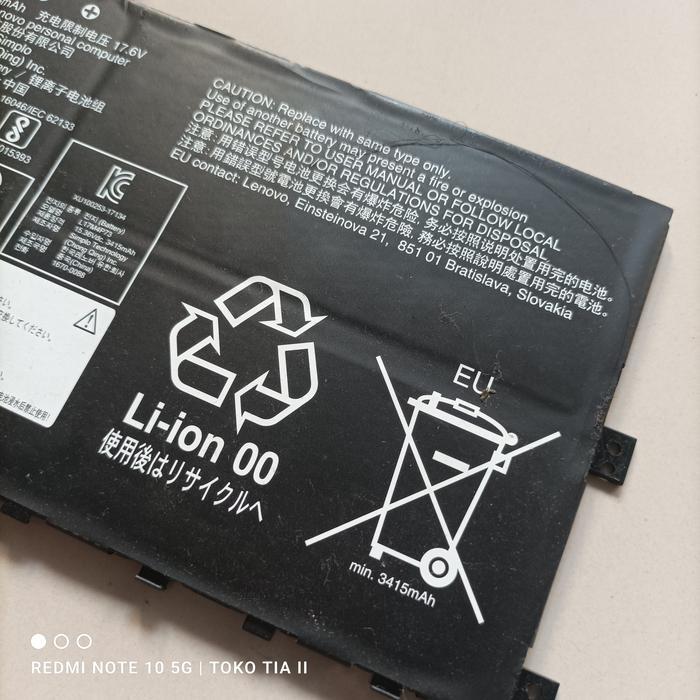 L17M4P73 Batre laptop Lenovo X1 Yoga 3rd original batrai lenovo x1 Yoga gen 3 X1 Yoga Gen 5 -