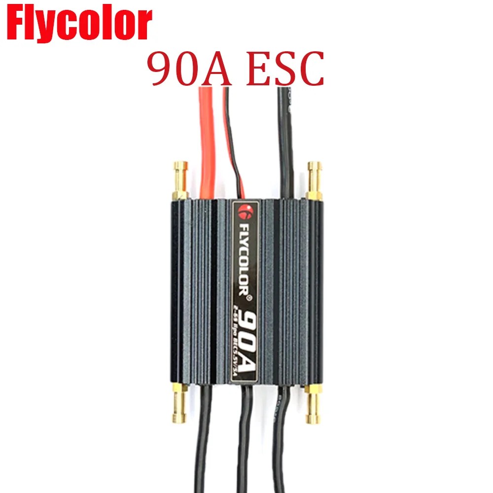 Flycolor Brushless150A 120A 90A 70A 50A ESC Speed Control Stand 2-6S Lipo BEC 5.5V/5A for RC Boat