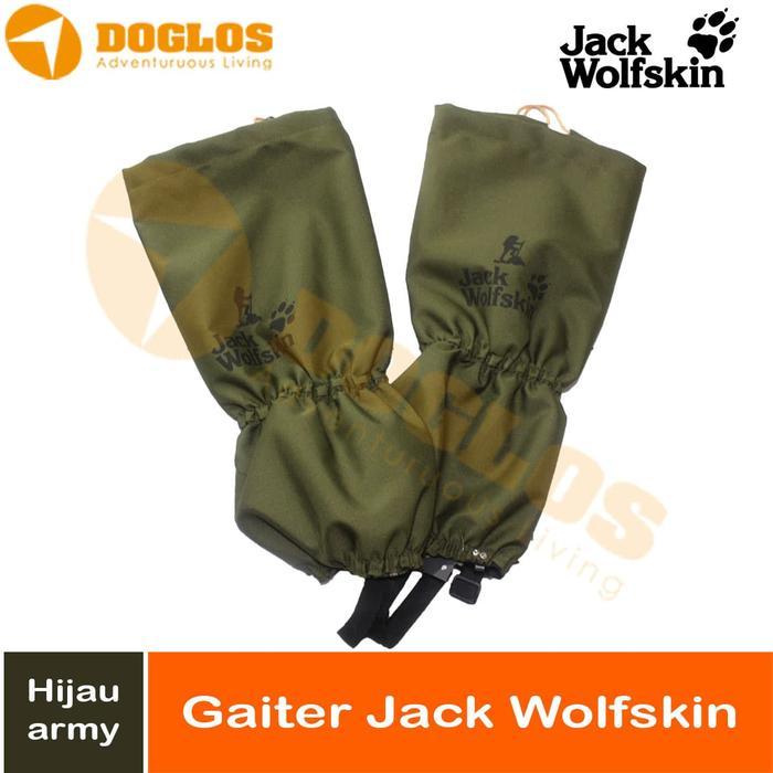 SALE Gaiter Jack Wolfskin Jws Pelindung Kaki dan Sepatu saat Hiking Ijo TERMURAH