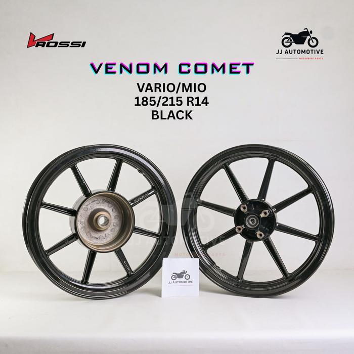 Velg Vrossi Venom Comet Mio Vario Beat Mio M3 Scoopy Ukuran 185/215 Ring 14