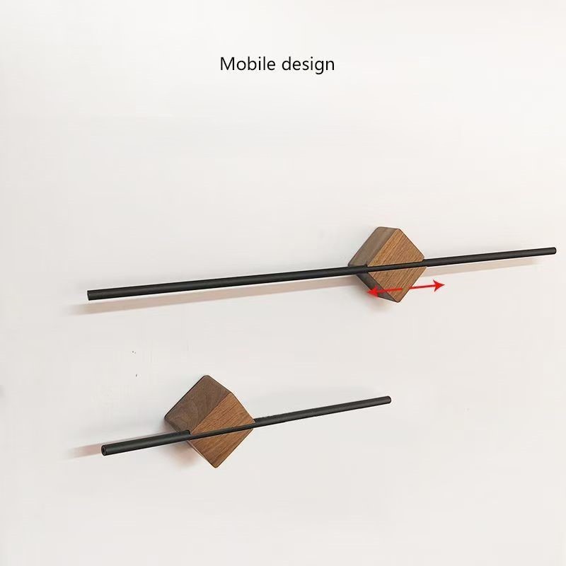 Wood Towel Rack shelves Hanger Bath Towel Holder Wall Hanging Towel Bar Space Aluminum Bathroom