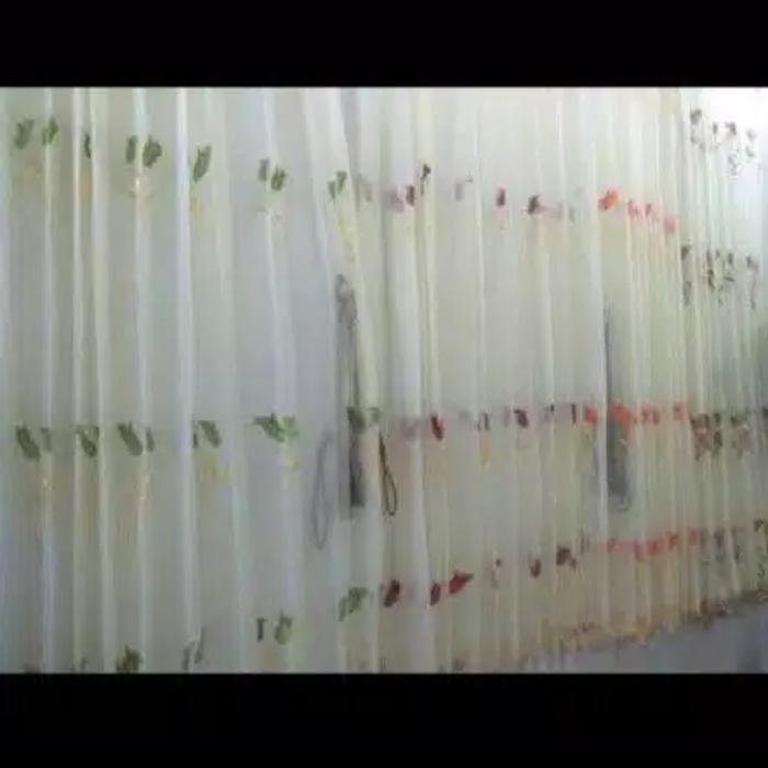 gorden vitrase/daleman gorden/furing gorden/gorden putih